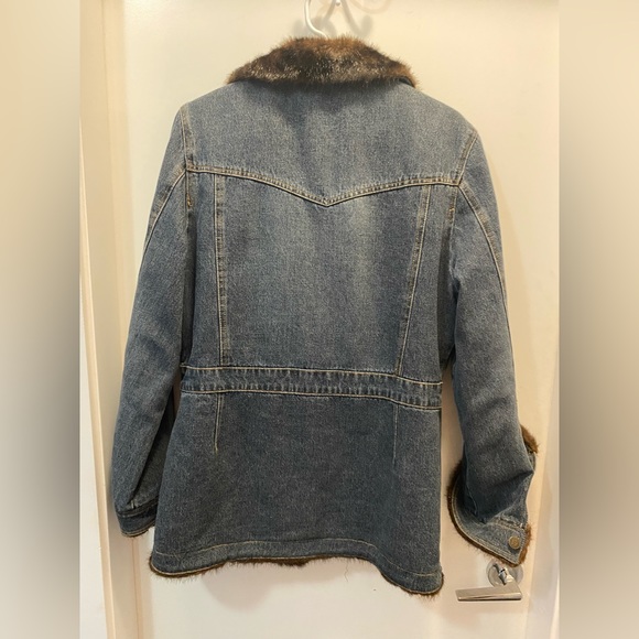 Vintage Marvin Richard’s faux fur jean jacket - Picture 6 of 8
